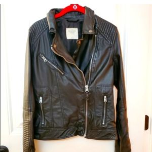Faux leather jacket